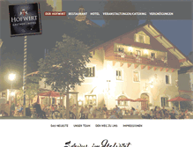 Tablet Screenshot of hofwirt.info